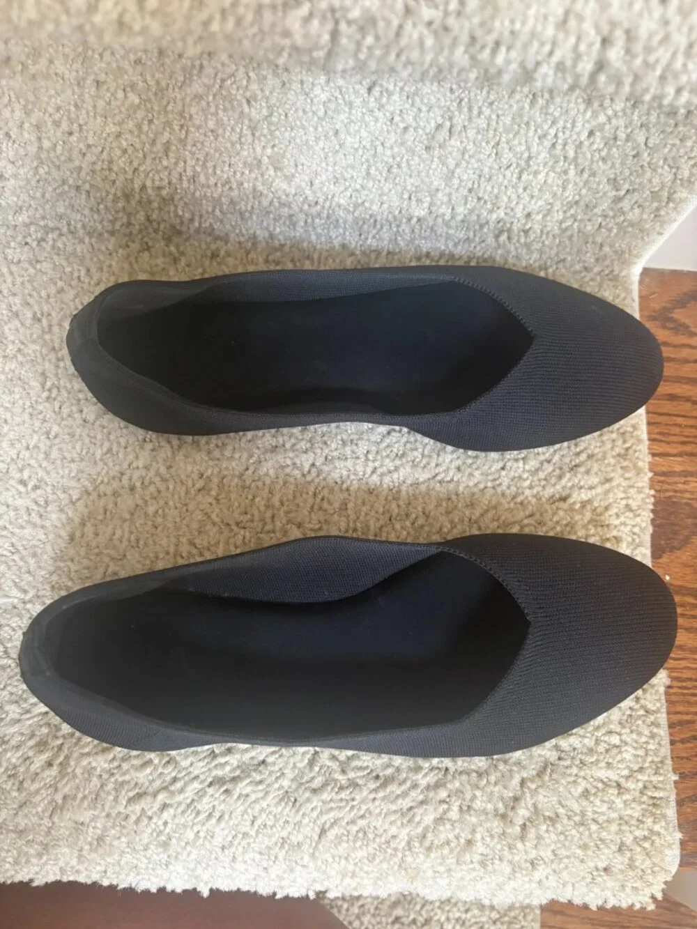 Girl's Black Kandi flats by MIA (Big Kid's size 5.0)